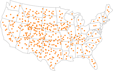 United States map